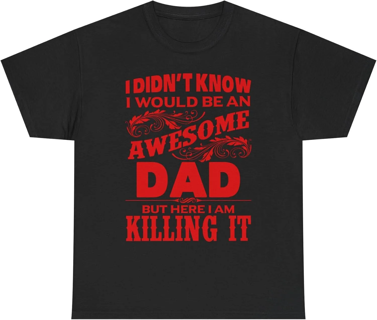 Awesome dad pops Statement Killing it Funny Father's Day Unisex Tee, Dad Shirt, Gift for Him, Best Dad Ever, Daddy T-Shirt