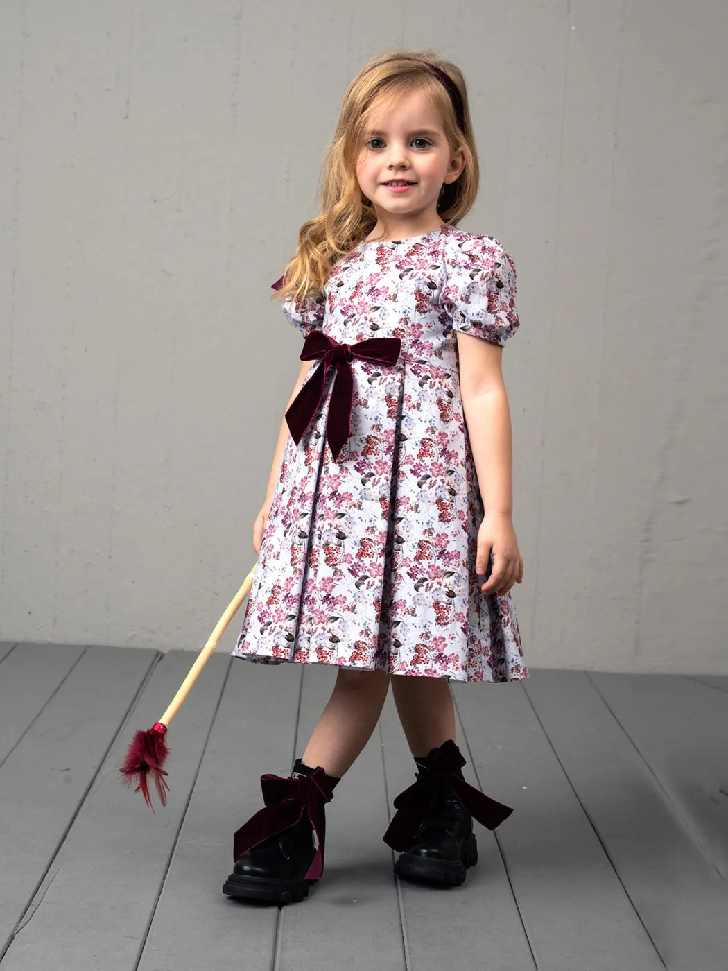 Baby dress with floral print - JADE
