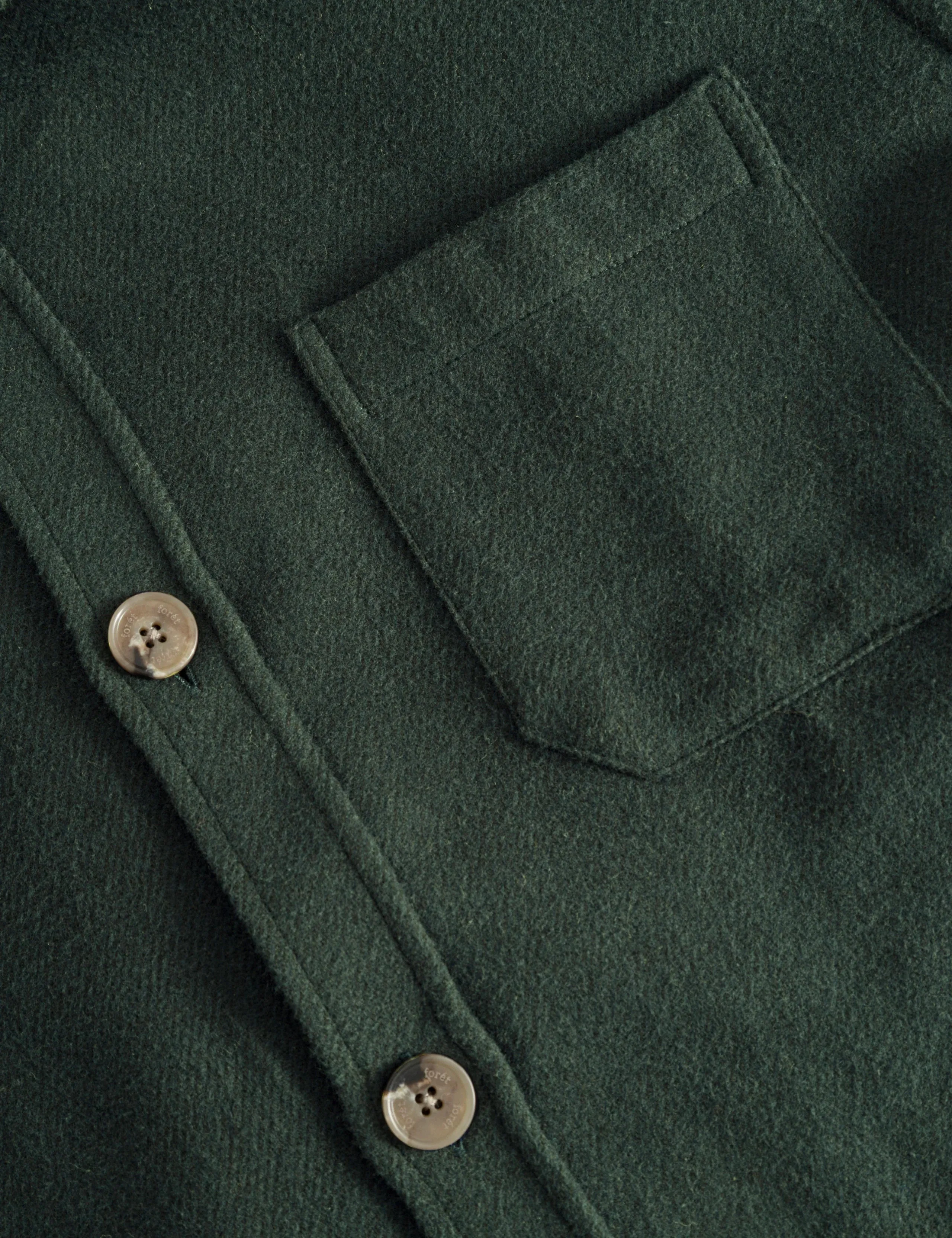 Map Flannel Shirt | Dark Moss