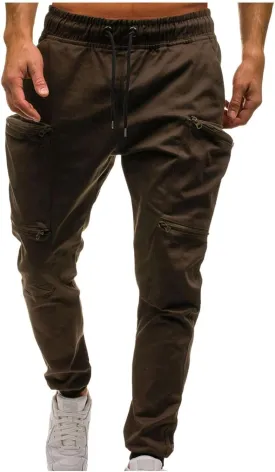 Maryia Men's Casual Joggers Pants Gym Workout Running Athletic Sweatpants Slim Fit Outdoor Fashion Long Chino Trousers