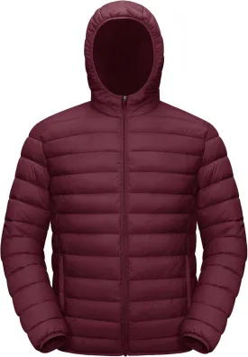 TACVASEN Men's Hooded Puffer Water-Repellent Down Alternative Jacket Insulated Lightweight Windbreaker Quilted Coat