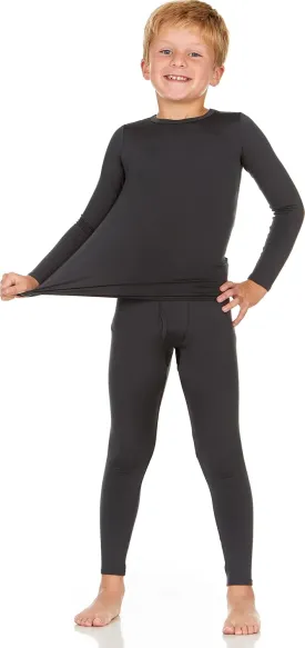 Thermajohn Thermal Underwear for Kids, Boys Thermal Underwear Set, Base Layers for Skiing, Long Johns for Boys Kids