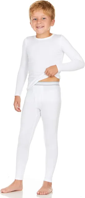 Thermajohn Thermal Underwear for Kids, Boys Thermal Underwear Set, Base Layers for Skiing, Long Johns for Boys Kids