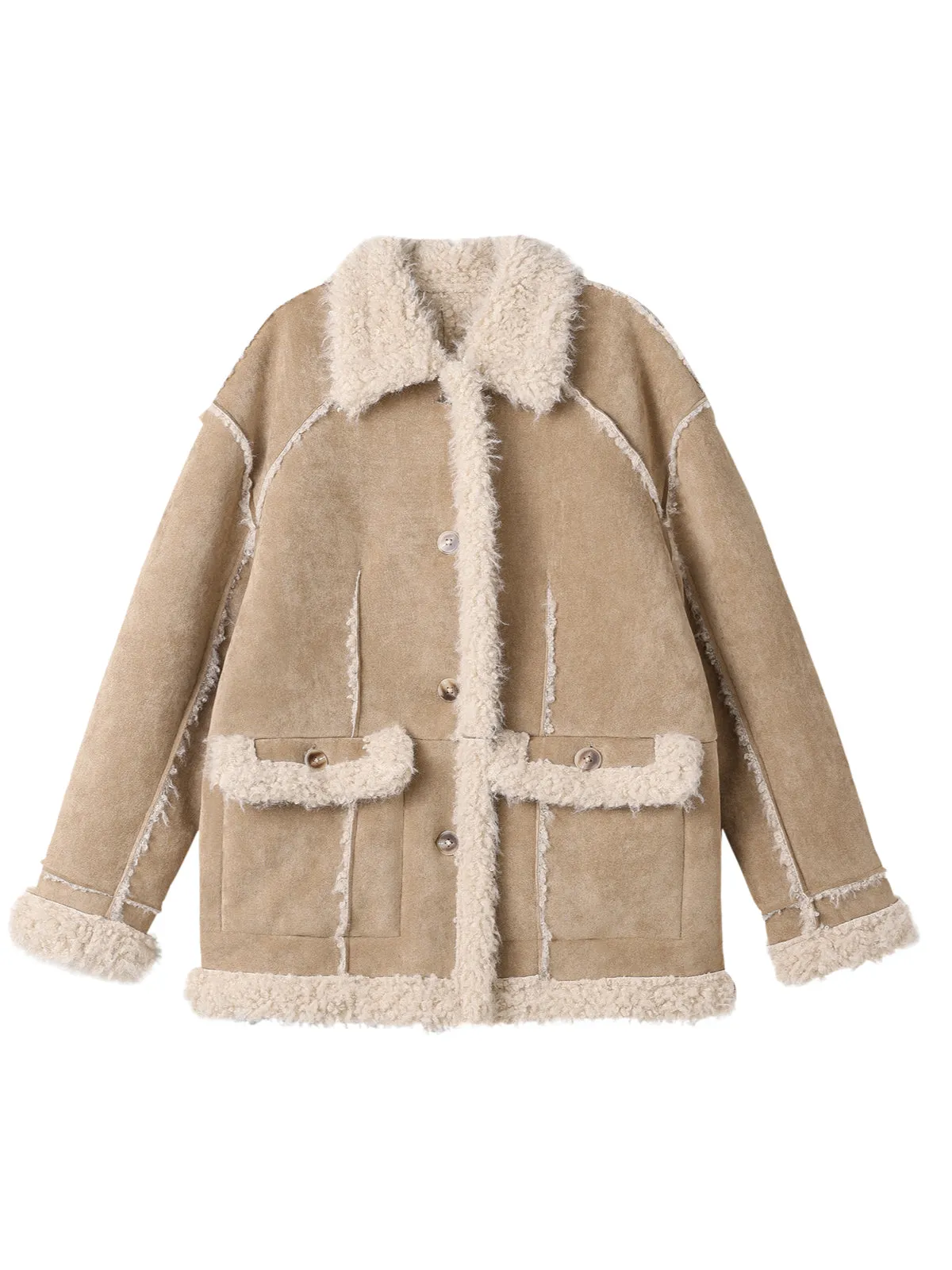 Two-Way Wear Shearling Coat