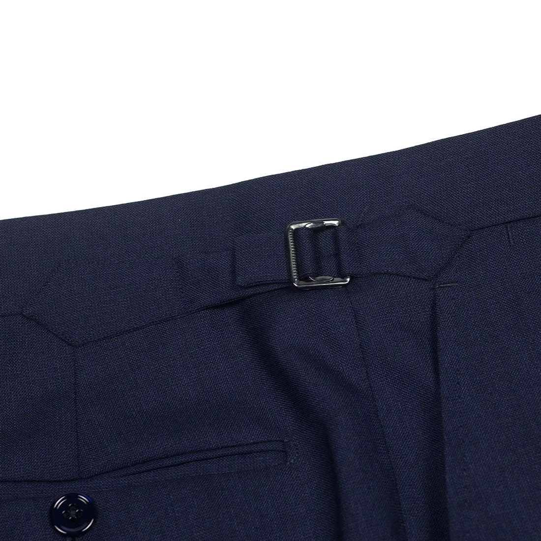 x Sartoria Carrara: Navy lightweight suit in Drapers "Ascot" 2-ply wool 8/9oz