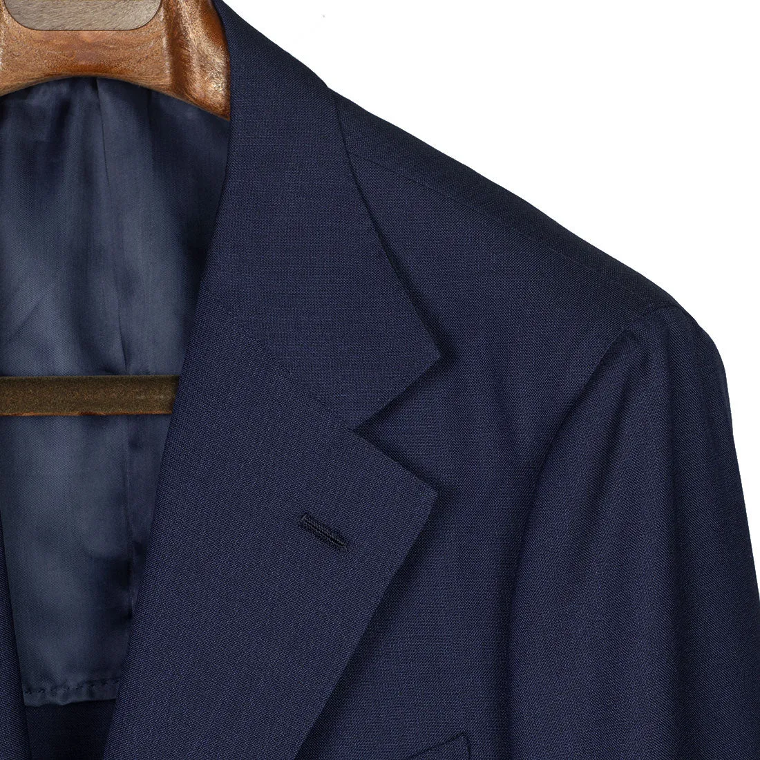 x Sartoria Carrara: Navy lightweight suit in Drapers "Ascot" 2-ply wool 8/9oz
