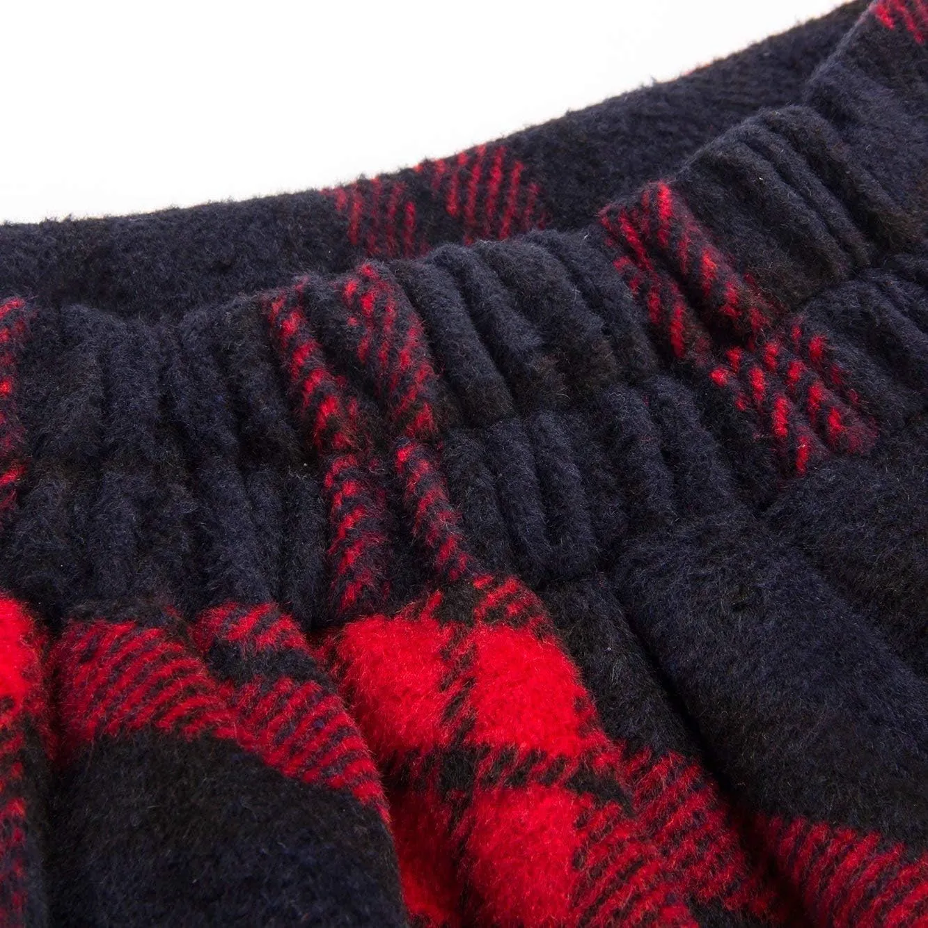 Ylingjun Womens Warm Wool Midi Skirts Winter Fall High Elastic Waist A line Flared Woolen Skirts
