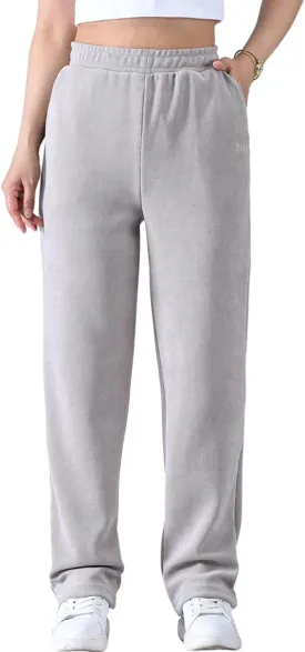 Zoulee Women's High Rise Utility Straight Leg Corduroy Drawstring Pants